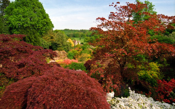 Картинка scotney+castle++gardens +kent природа парк