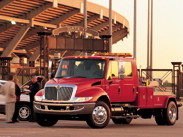 Обои картинки фото international durastar 4000 series, автомобили, international, бронеавтомобили, сша, navistar, грузовые, автобусы