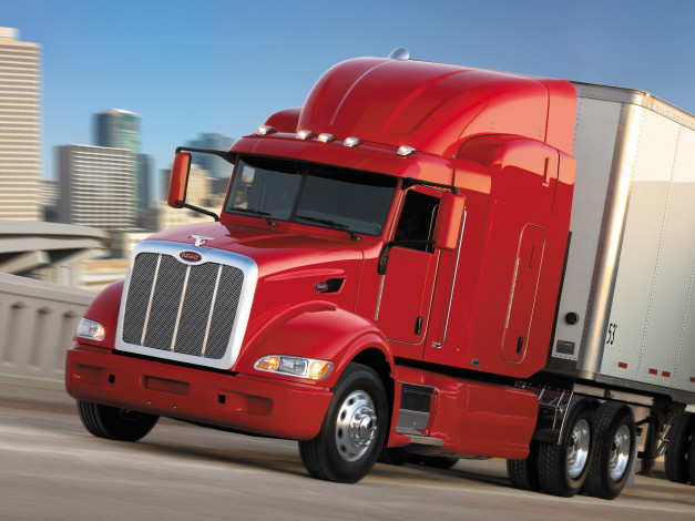 Обои картинки фото peterbilt 386, автомобили, peterbilt, седельные, тягачи, классические, грузовики, motors, company, сша