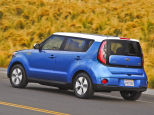 Картинка автомобили mini soul kia синий 2015г ev