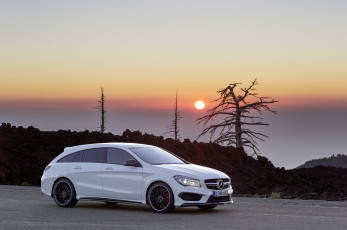 Картинка автомобили mercedes-benz светлый 2015г x117 brake cla 45 shooting mercedes-amg
