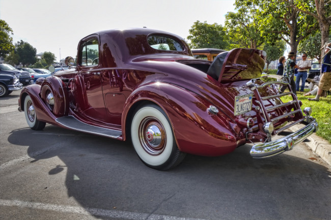 Обои картинки фото 1937 packard 1507 twelve 2-4 coupe, автомобили, выставки и уличные фото, выставка, автошоу