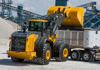 Картинка техника фронтальные+погрузчики john deere