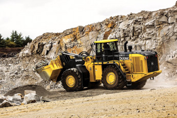 Картинка техника фронтальные+погрузчики john deere