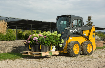 Картинка техника фронтальные+погрузчики john deere