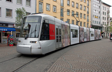 Картинка техника трамваи рельсы трамвай