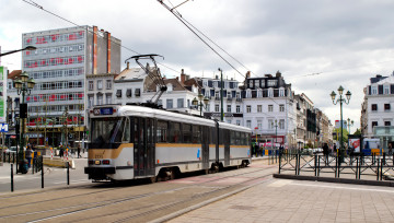 Картинка техника трамваи трамвай рельсы