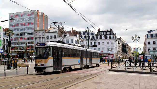 Обои картинки фото техника, трамваи, трамвай, рельсы