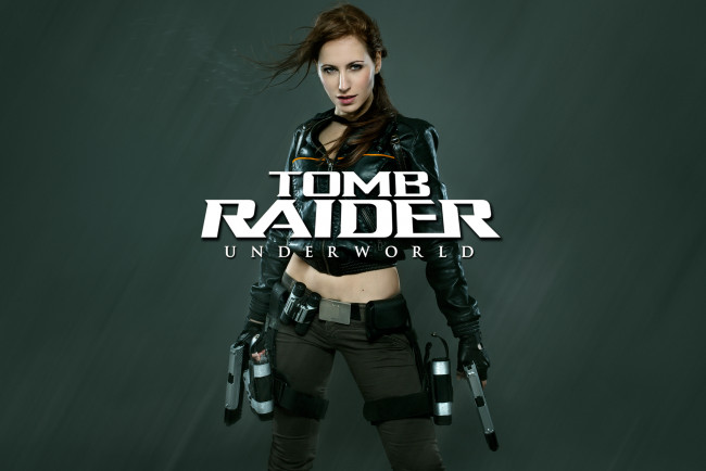 Обои картинки фото разное, cosplay , косплей, взгляд, девушка, фон, пистолет