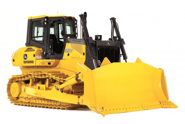 Обои картинки фото техника, бульдозеры на гусенецах, john, deere