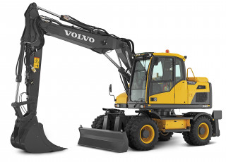 Картинка техника экскаваторы volvo
