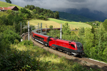 Картинка техника поезда локомотив состав