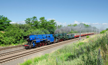 Картинка техника паровозы состав локомотив