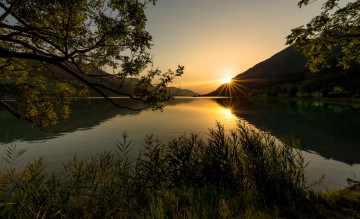 Картинка природа восходы закаты простор