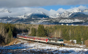 Картинка техника поезда состав локомотив