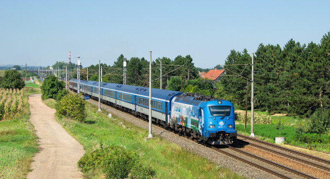 Обои картинки фото техника, поезда, состав, локомотив