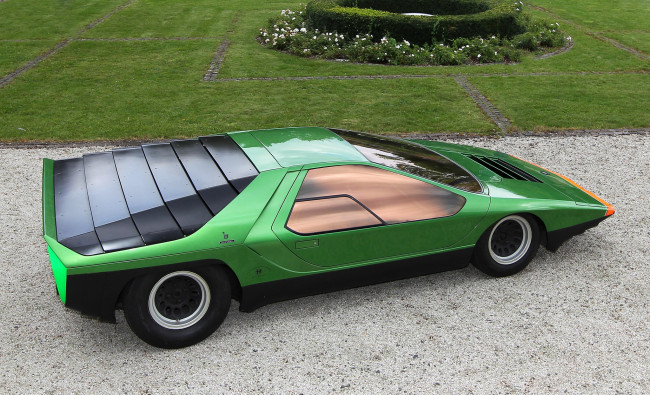 Обои картинки фото alfa romeo carabo 1968, автомобили, alfa romeo, 1968, carabo, alfa, romeo