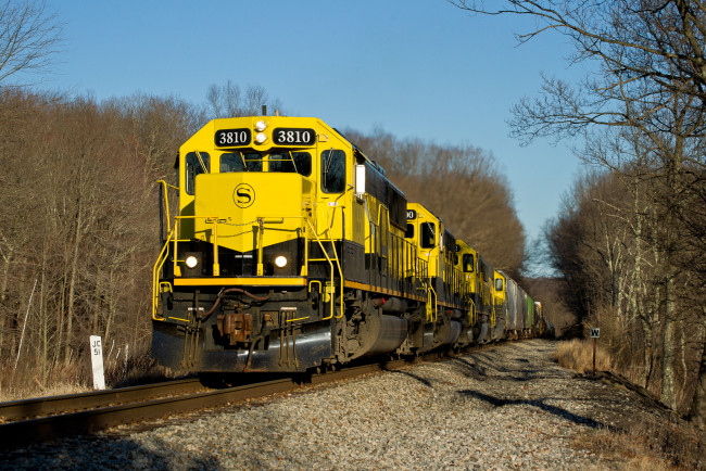 Обои картинки фото техника, поезда, локомотив, состав