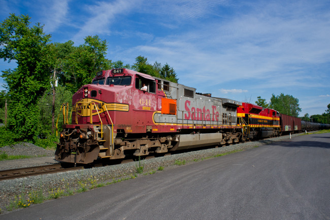 Обои картинки фото техника, поезда, локомотив, состав