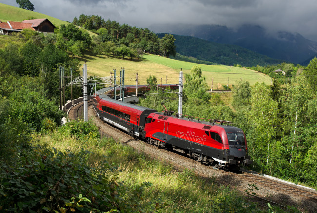 Обои картинки фото техника, поезда, локомотив, состав