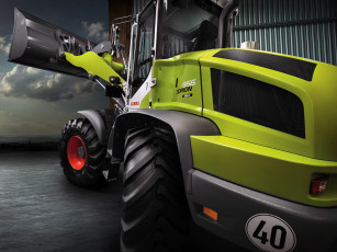 Картинка техника фронтальные+погрузчики claas