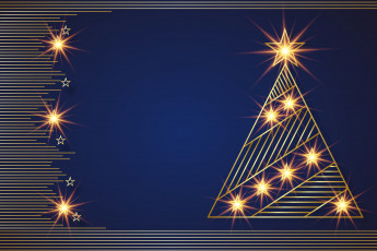 обоя праздничные, векторная графика , новый год, украшения, елка