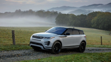 Картинка 2019+range+rover+evoque автомобили range+rover природа рэндж ровер белый полноприводный люкс внедорожник land rover range evoque