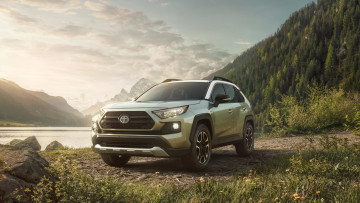 Картинка 2019+toyota+rav4 автомобили toyota природа кроссовер тойота 2019 rav4