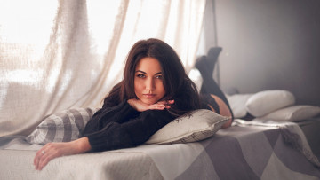 Картинка девушка девушки -unsort+ брюнетки темноволосые модель