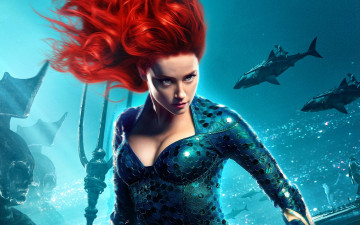 обоя кино фильмы, aquaman, mera, amber, heard