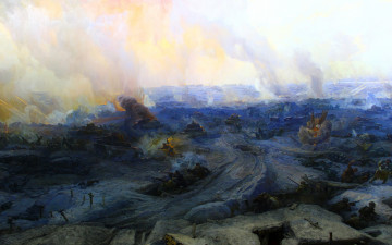 Картинка рисованное армия панорама разгром немецко-фашистских войск под сталинградом художники студии военных художников имени м б грекова