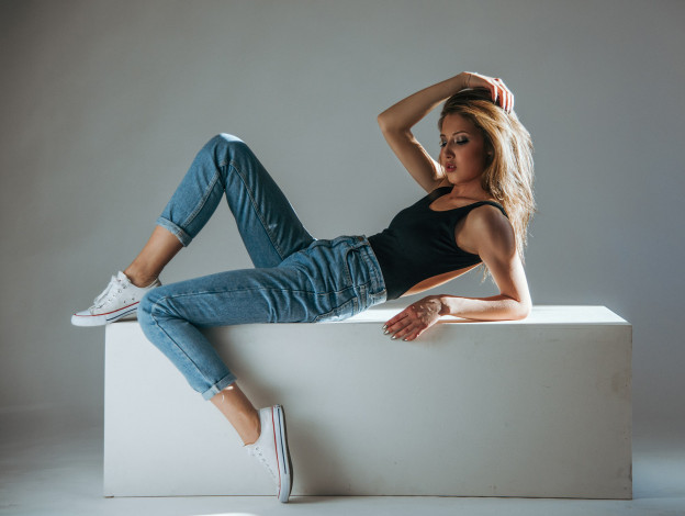 Обои картинки фото девушка, девушки, -unsort , блондинки,  светловолосые, модель, alina, meyster