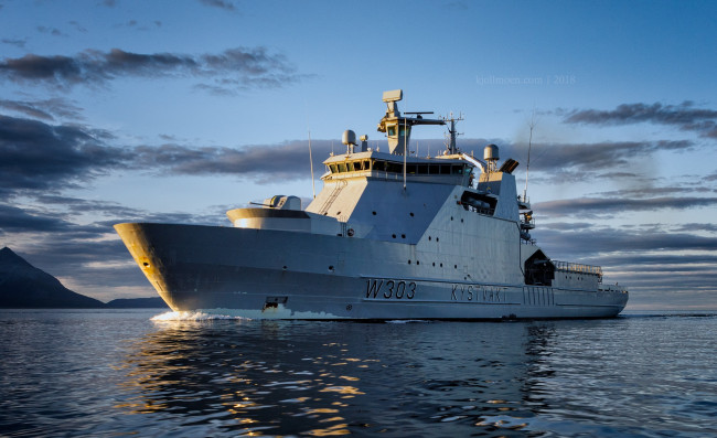 Обои картинки фото nocgv svalbard, корабли, фрегаты,  корветы, вмф