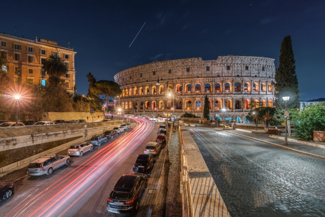 Обои картинки фото colosseo- roma, города, рим,  ватикан , италия, простор