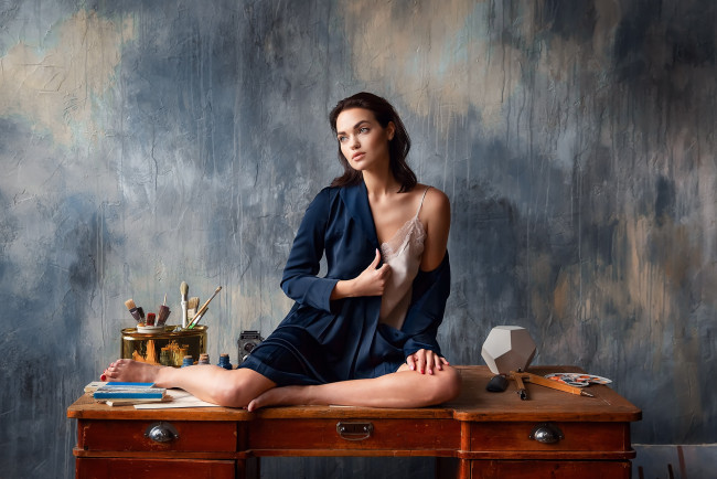 Обои картинки фото девушка, девушки, -unsort , брюнетки, темноволосые, модель