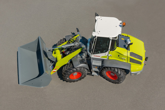 Обои картинки фото техника, фронтальные погрузчики, claas