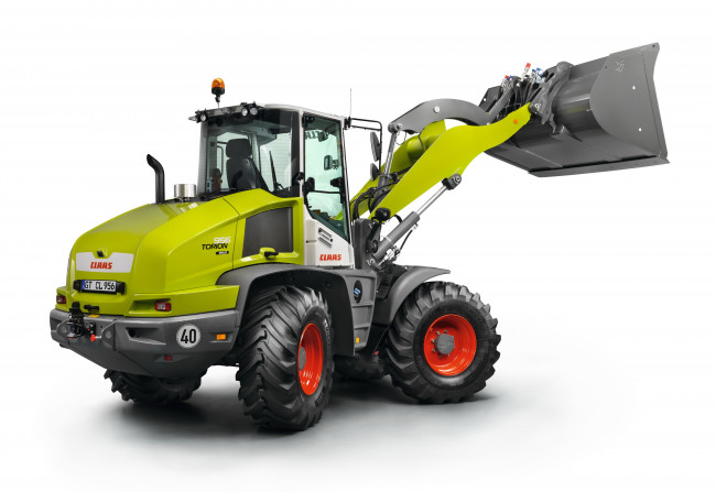 Обои картинки фото техника, фронтальные погрузчики, claas