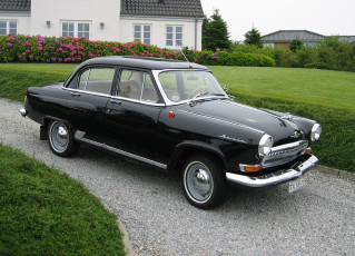 Картинка газ-+21+волга автомобили газ газ- 21 волга автомобиль классика ретро чёрный