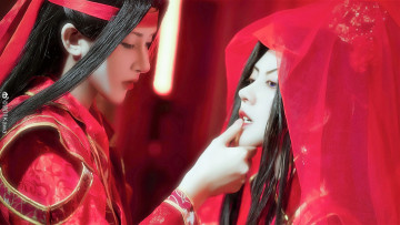 Картинка девушки -+креатив +косплей вэй усянь лань ванцзы костюмы