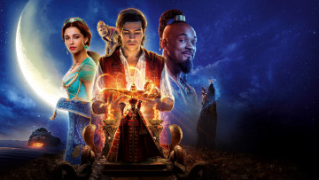 обоя кино фильмы, aladdin, коллаж