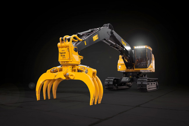 Обои картинки фото техника, экскаваторы, tigercat, lsx, 870
