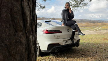 обоя автомобили, -авто с девушками, bmw