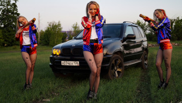 Картинка автомобили -авто+с+девушками красивая девушка