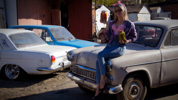 Картинка автомобили -авто+с+девушками красивая девушка