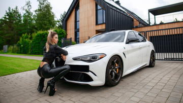 Картинка автомобили -авто+с+девушками красивая девушка