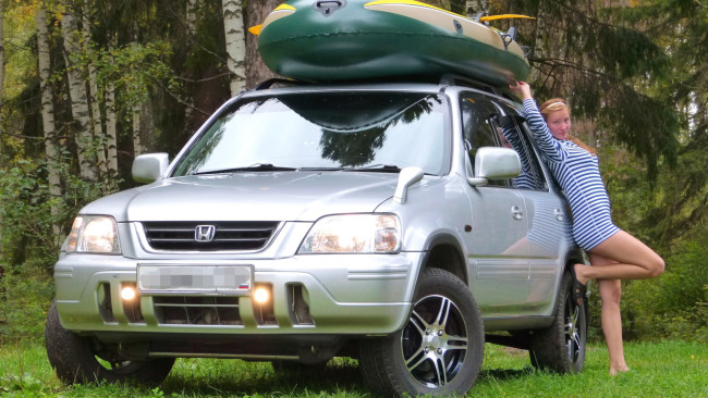Обои картинки фото автомобили, -авто с девушками, honda