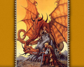 Картинка фэнтези драконы