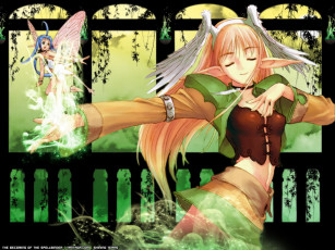 Картинка аниме shining tears wind