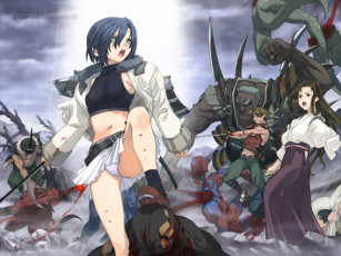 Картинка аниме weapon blood technology