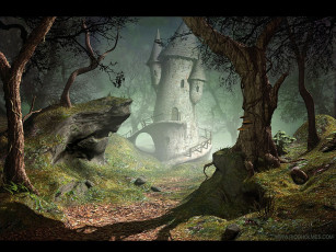 Картинка фэнтези замки